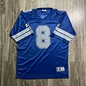 Vintage Starter Dallas Cowboys Troy Aikman Jersey Size L